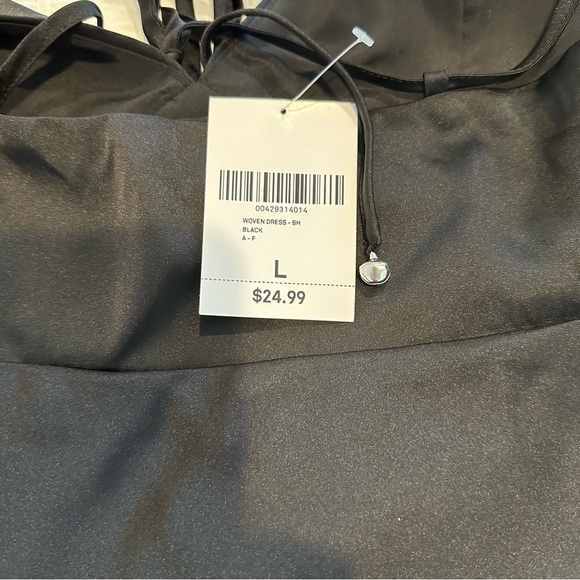 Forever 12 new with tags black satin mini dress - Picture 15 of 16